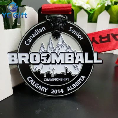 Metal Art Crafts Juegos Premio Honorífico Esmalte Medalla Insignia Escalada Deportes Medallas de recuerdo Medalla personalizada Diseñe su propio logotipo
