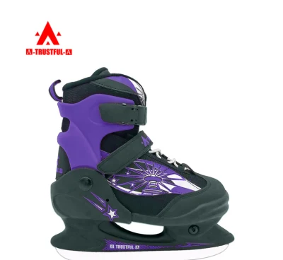 Hockey sobre Hielo personalizadas Skate patines de hielo ajustable de alta calidad para niños