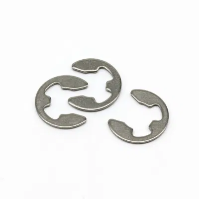 Anillo de retención de anillos de retención de resorte de acero negro interno DIN6799 Arandelas de retención para el eje