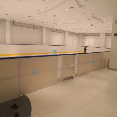 Alisar la superficie de fricción bajo coeficiente de termoformado blanco sintético de azulejos de hielo