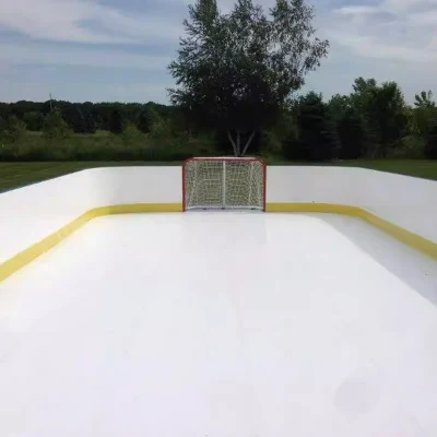 Piso Self-Lubricating UHMWPE Hockey pista de patinaje sobre hielo sintético suelo