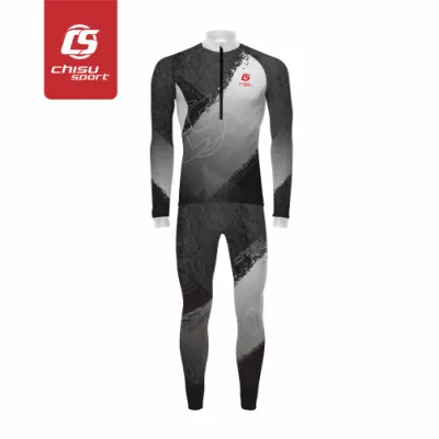 Precio especial cómodo Anti-Pilling Fibra de esquí impermeable ropa de nieve larga Track Speed Skating Suit Sportswear