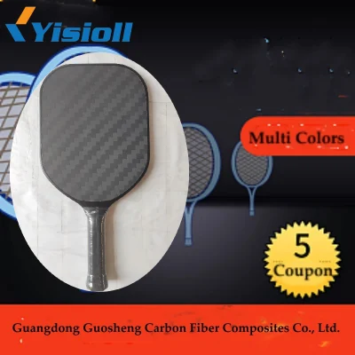 Precio de fábrica Fibra de carbono Pickleball Paddle con fibra de vidrio de 16mm espesor Logotipo personalizado de superficie Certificado Usapa