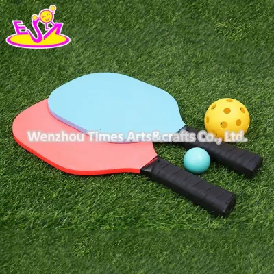 Personalizar Usapa aprobado Non-Slip Pickleball paleta de madera con cubierta protectora W01c002