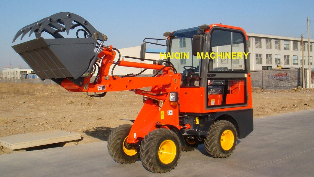 Haiqin Brand CE Certificated (HQ908) with Digger Articulated Mini Loader