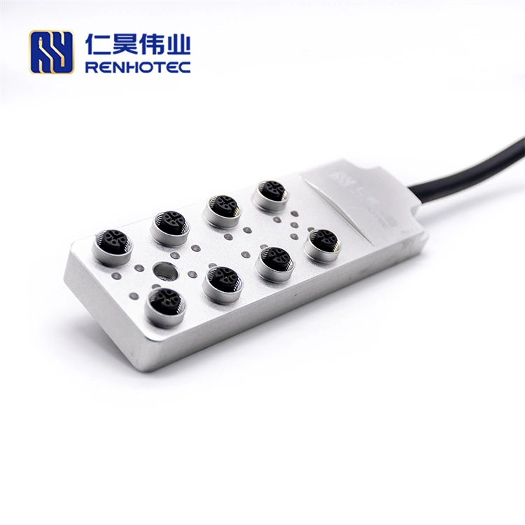 M12 Distribution Box 8 Way 5 Pin M12 Sensor Distribution Boxes