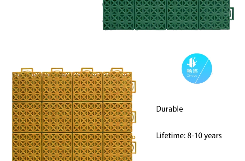 Interlocking UV-Resistant PP Floor Tile for Hockey Court