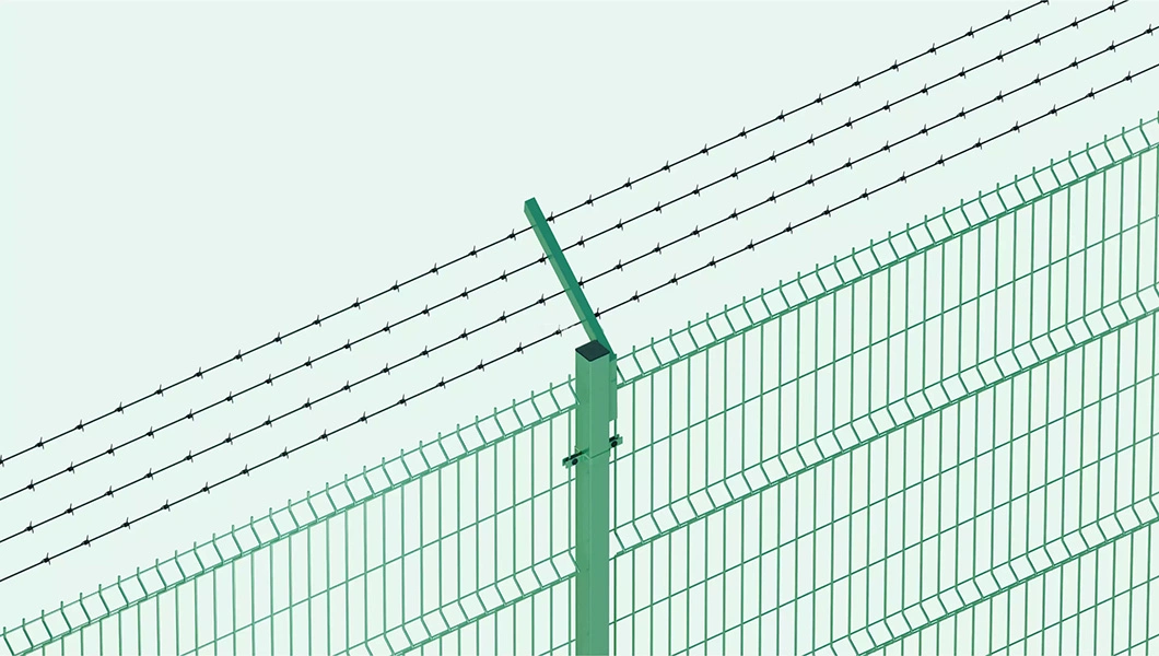 Curved Welded Wire Mesh Hot Dipped 3D Curved Triangle Bended Fence Welded Wire Garden Fennce Galvanized Wire Mesh Fence