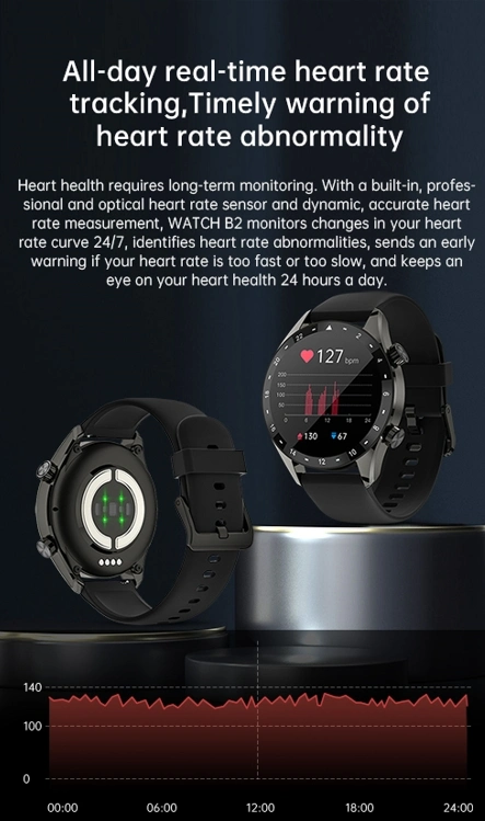 Medical Grade Wrist Blood Pressure ECG and Body Temperature Detection Health Monitoring Smartwatch