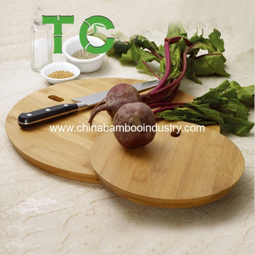 Bamboo Cutting Board with Handle Holes