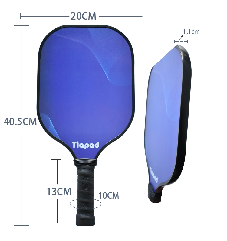 Sports Carbon Fiber Graphite Pickleball Paddle Tennis Racket, PE Inner Core