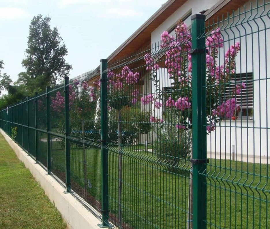 Powder Coated Welded Metal Fence Wire Fence Triangle Fence 3D Panel Fence