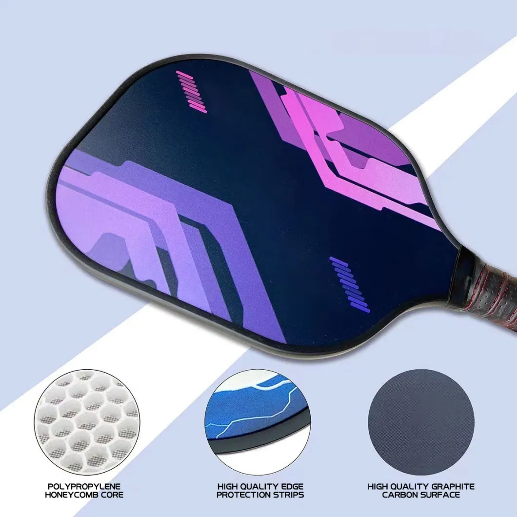 Lightweight High Hardness Usapa Approved Carbon Fiber Pickleball Paddles Set of 4