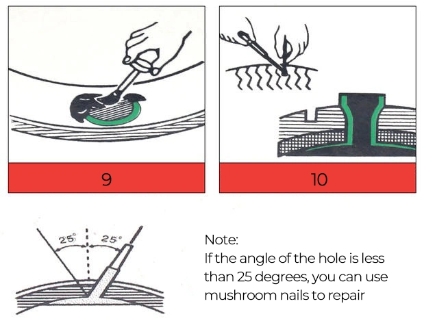 Pin Mushroom Nail Repairing