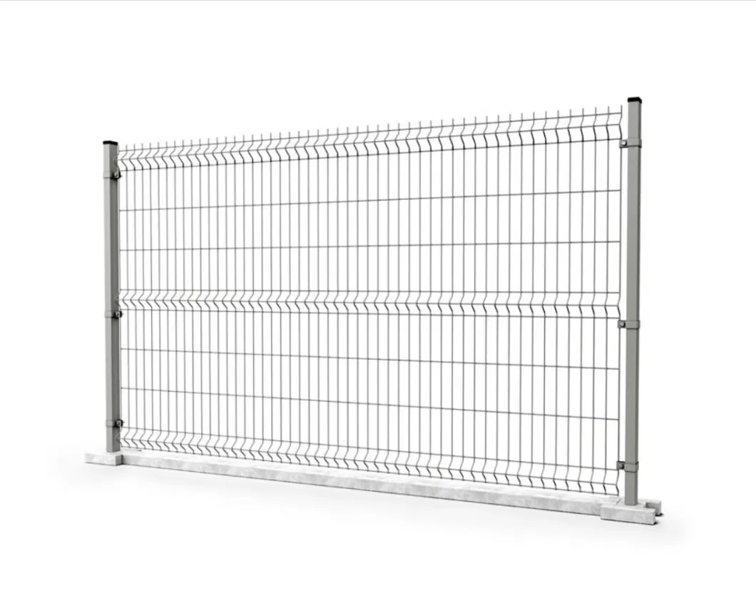 Galvanized Construction Security 3D Welded Wire Mesh Bending Metal 3D Fence Panels