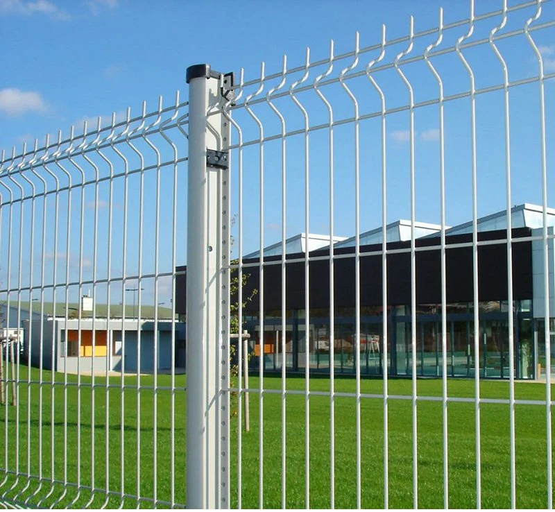 Factory Direct Supply Powder Coated Welded Wire Mesh Fence Triangle Fence 3D Panel Fence Curvy Mesh Fence