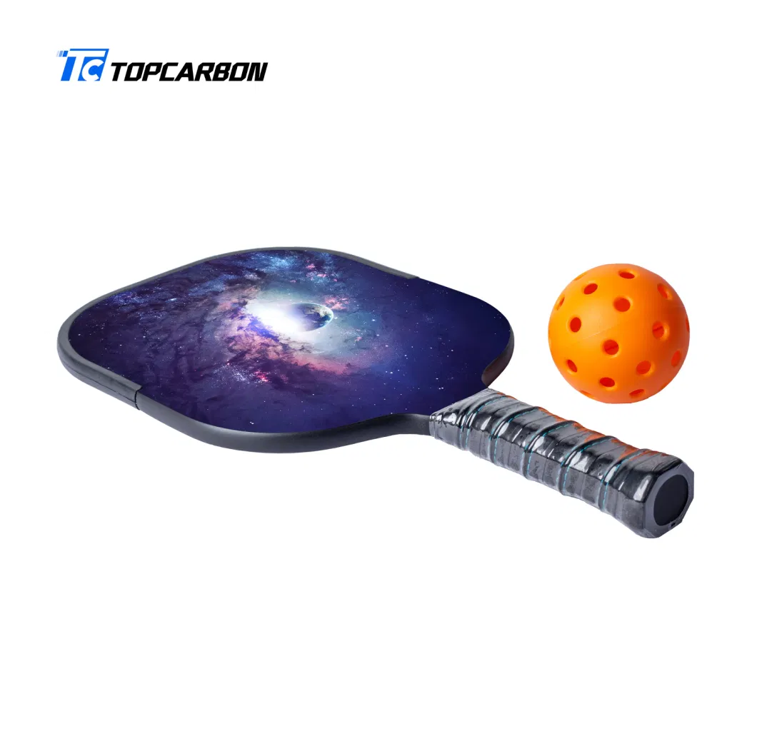 High-End Full Toray Carbon Hot-Molding Integrated Edgeless Pickleball Paddle