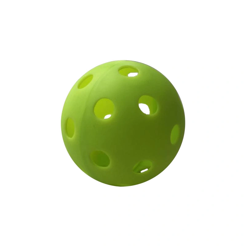 Green 26 Holes Pickleball Balls for Softball Pickleball Teeball Indoor Sports Equipment