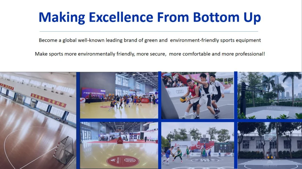 2023 Fiba Approved Outdoor Sport New Material Basektball Court Tiles