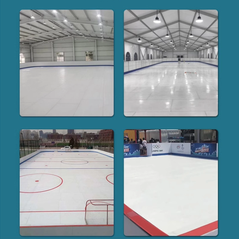 Hockey Rink Floor Self-Lubricating UHMWPE Synthetic Ice Skating Flooring