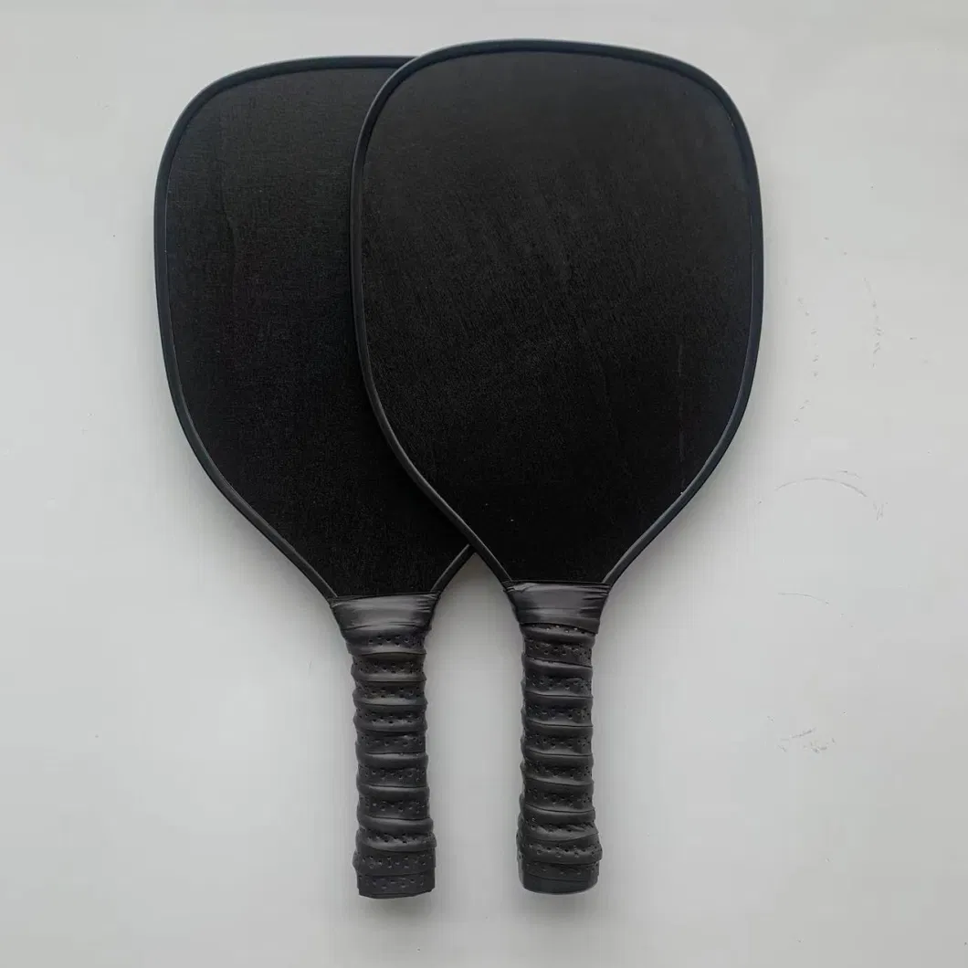 Pickleball Paddle Wood Set with 2 Racket 4 Pickleball Balls and Bag