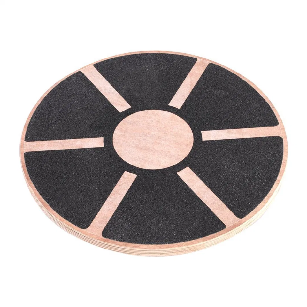 Round Workout Sport Board From Wooden, Balance Board Trainer