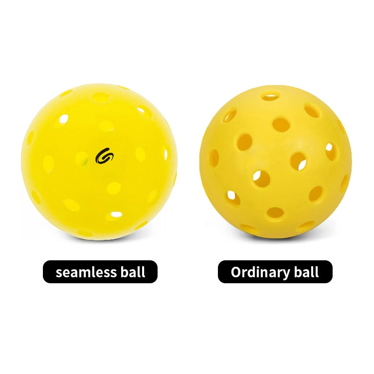 3PCS/Pack Custom Logo Packing Usapa Approved Outdoor Indoor Seamless Pickleball Balls 26 40 Holes Pickleball Balls