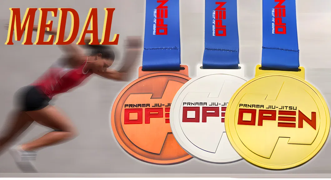 Wholesale Custom Medals Cheap Blank Powerlifting Weightlifting Marathon Run Medal Sports Metal Basketball Hockey Soccer Football Medal with Ribbon