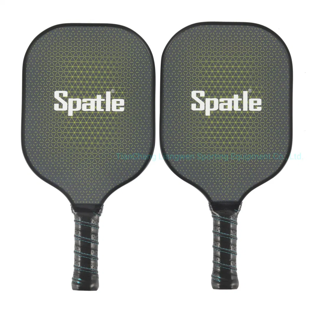 Factory Hot Selling Graphic Custom 3K Weave Carbon Fiber PP Honeycomb Pickleball Paddle