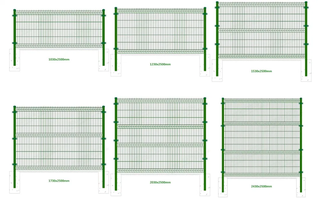 Stainless Steel Wire 3D Panels Welded Wire Mesh Fence Top Curve Fence Door Triangle Bend Fence House Gate Grill Design Iron Square Tube Gate Building Material