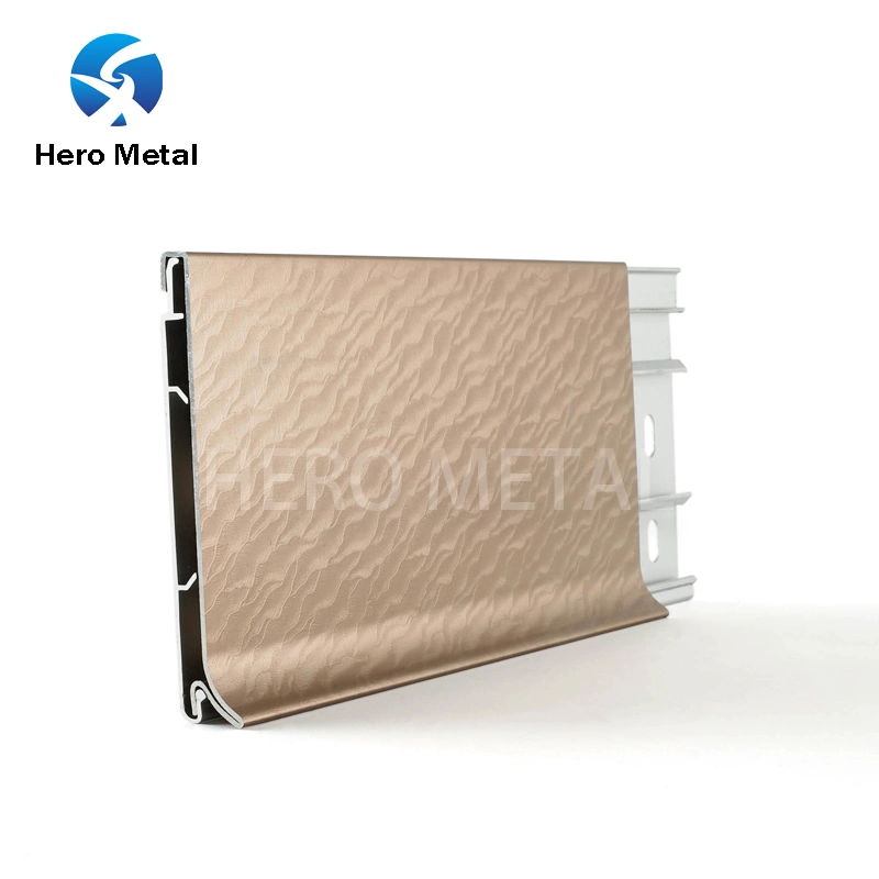 Decorative Material Wall Protection Membrane Coating Aluminum Baseboard