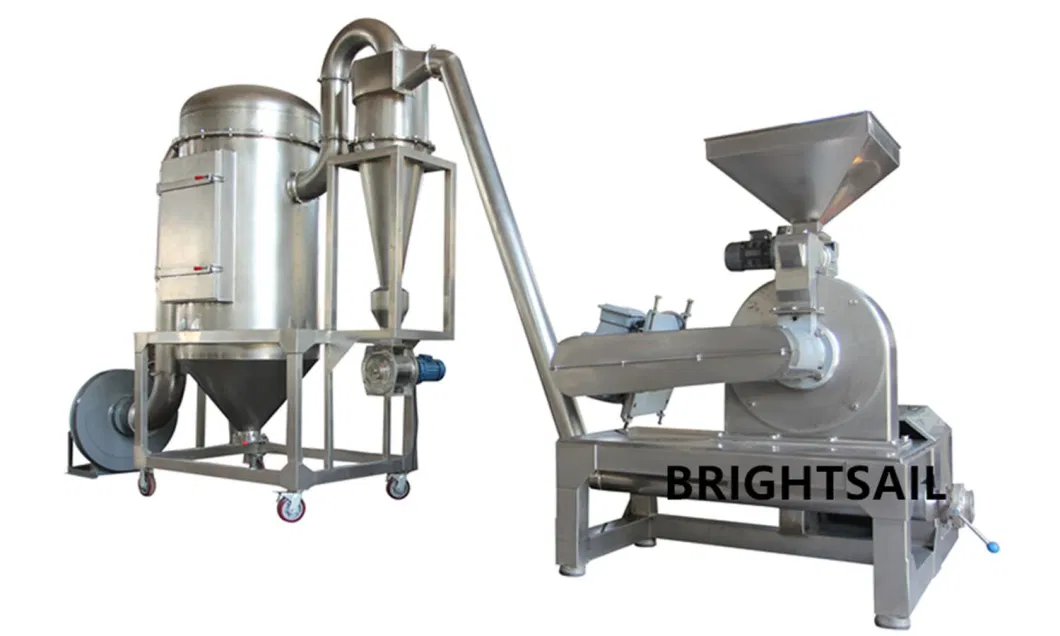 High Speed Pin Mill Grinder Machine Pin Mill Crusher Brightsail Wet Rice Flour Mill Machine Small Flour Milling Machine