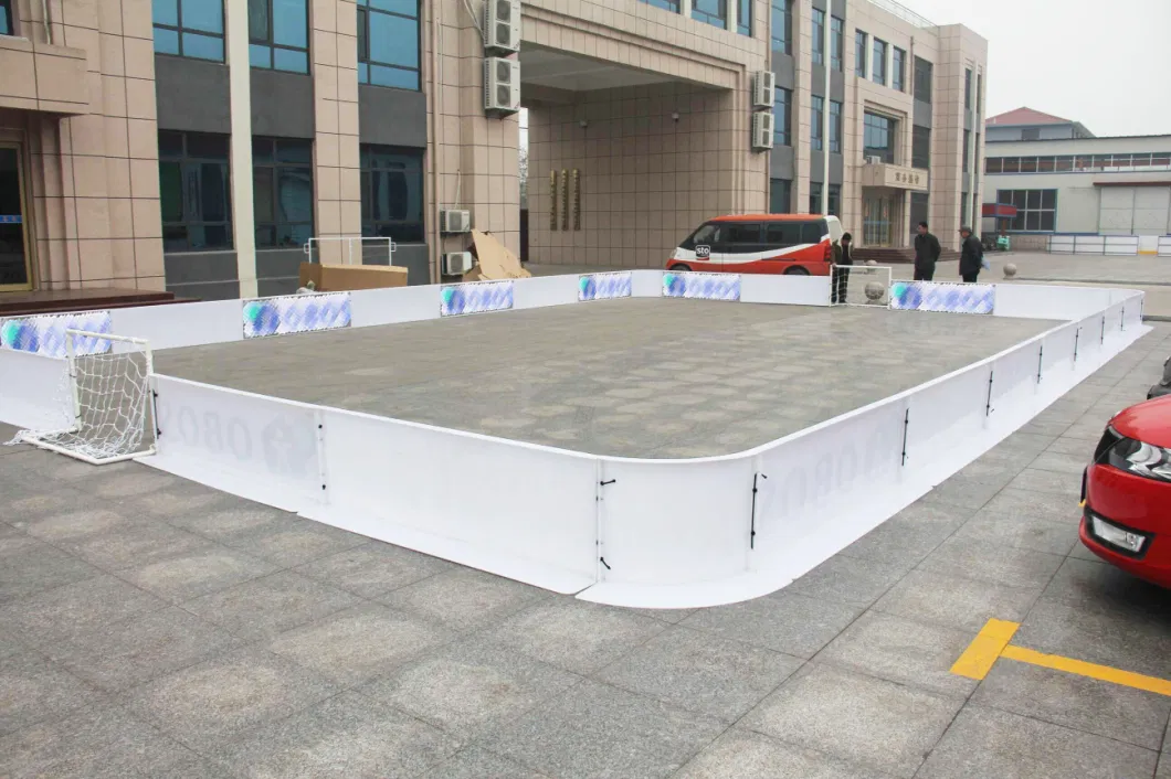 Easy Install UHMWPE Synthetic Ice Hockey Rink Interlocking Fence for Ice Skating