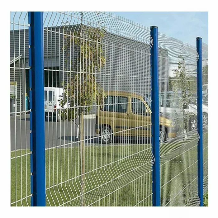 Factory Direct Supply Powder Coated Welded Wire Mesh Fence Triangle Fence 3D Panel Fence Curvy Mesh Fence