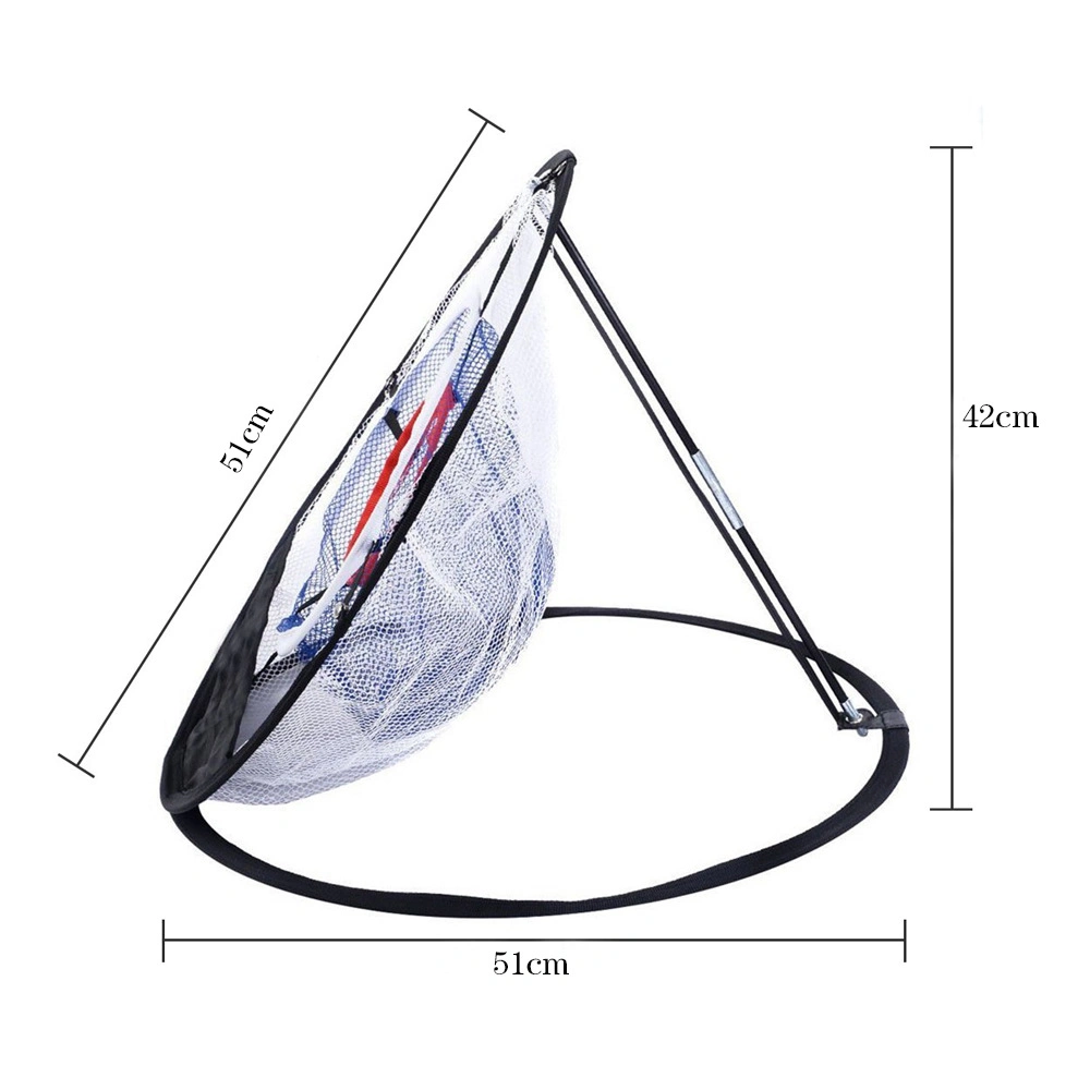Convenient Storage and Carrying Practice Net Golf Three-Layer Cutting Net Folding Memory Metal Practice Net