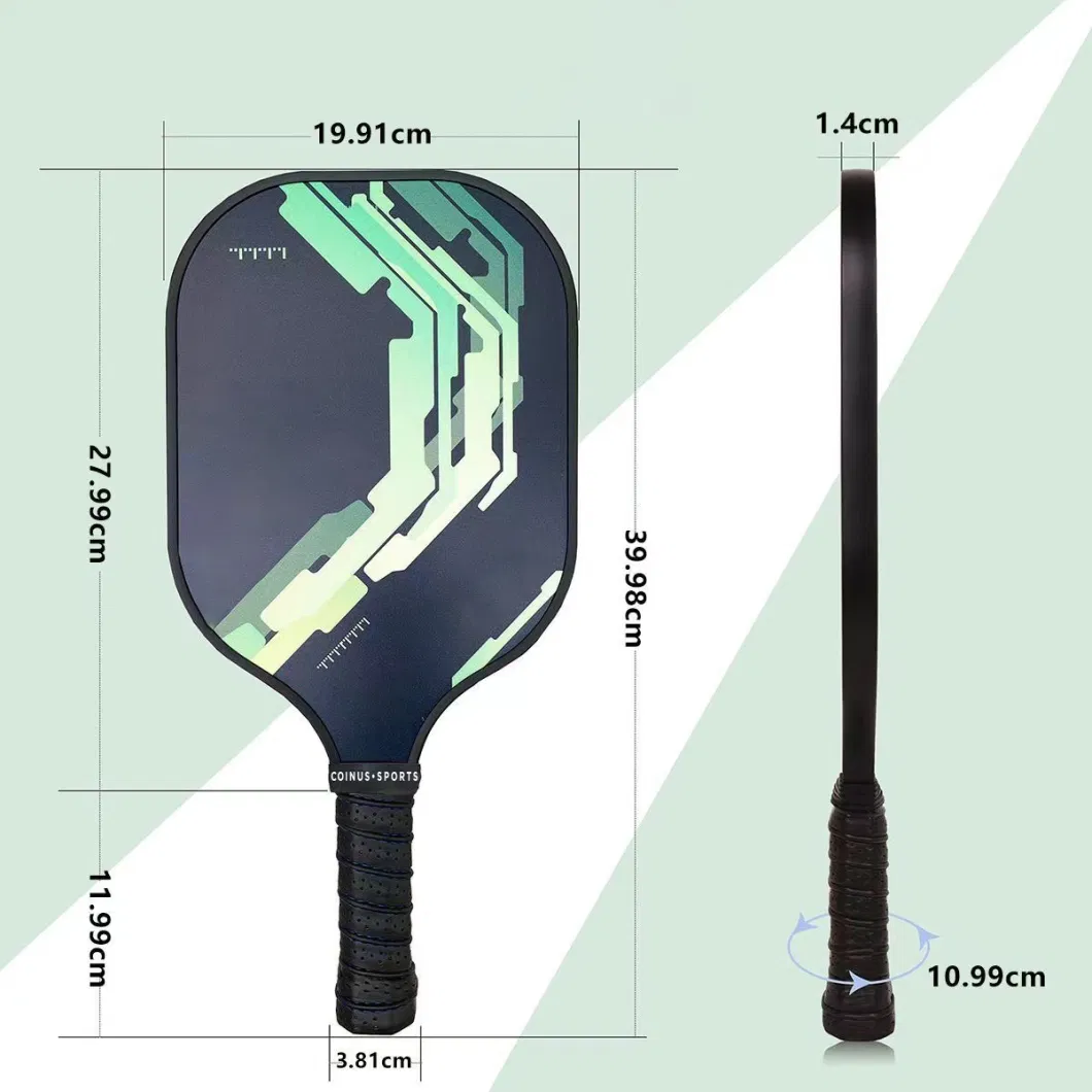 Lightweight High Hardness Usapa Approved Carbon Fiber Pickleball Paddles Set of 4