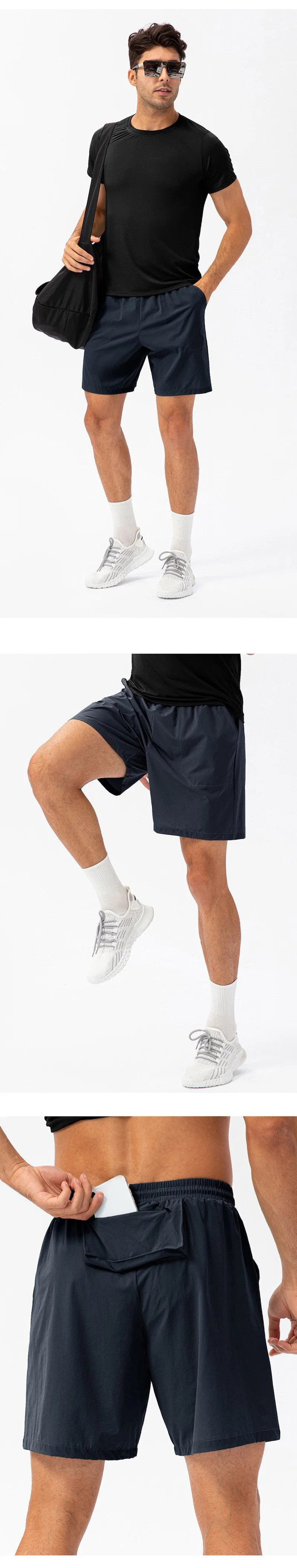 Premium Soft Drawstring Sports Gym Shorts Men&prime;s Hiking Cargo Shorts Quick Dry Golf Outdoor Work Tactical Shorts with Pockets for Fishing Travel