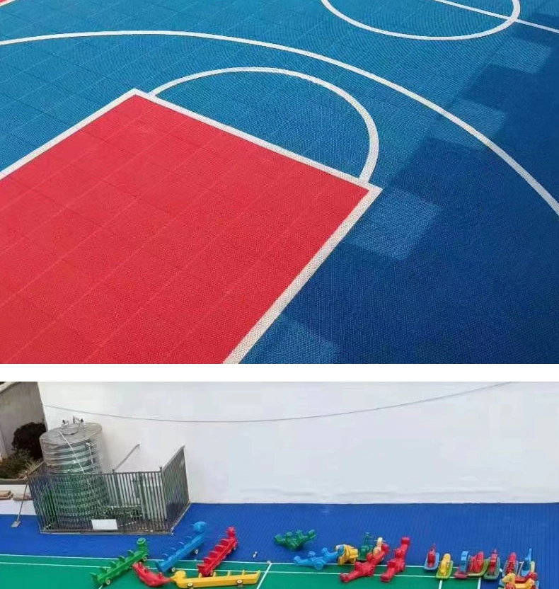 Interlocking UV-Resistant PP Floor Tile for Hockey Court