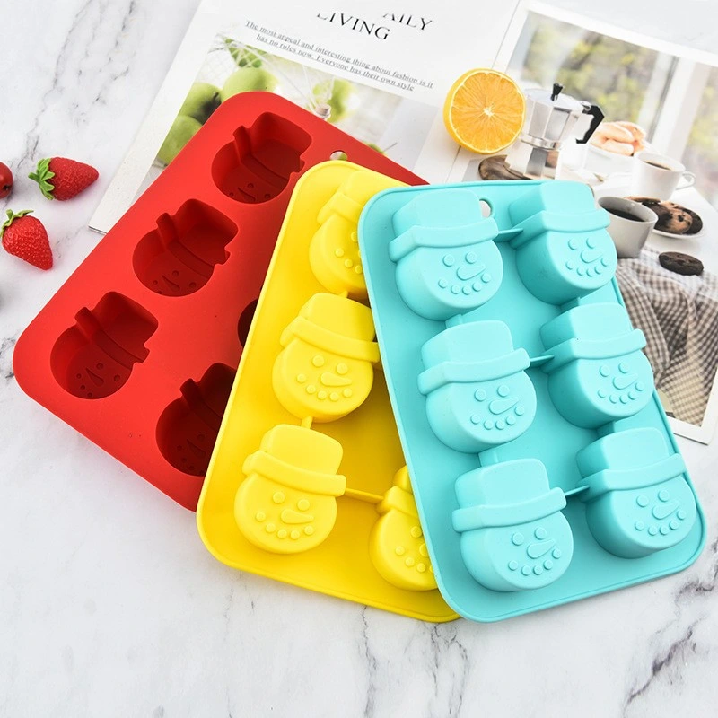 Non-Stick Creative DIY 6-Cavity Silicone Cake Mold for Kitchen Baking