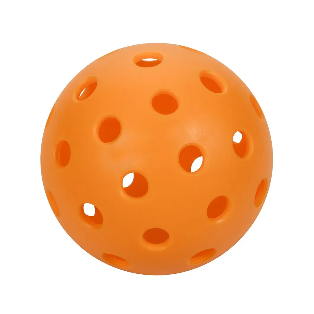 12-Pack Outdoor Pickleball Balls Standard 40 Holes, White Color 26g