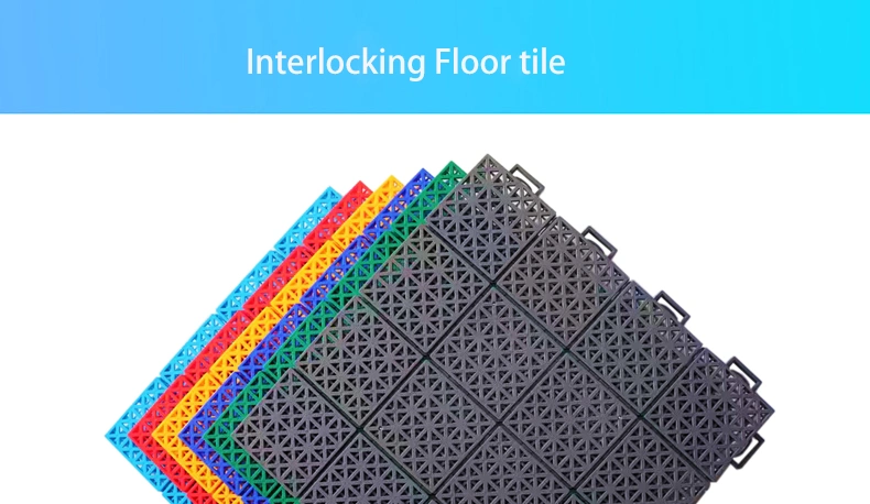 Interlocking UV-Resistant PP Floor Tile for Hockey Court