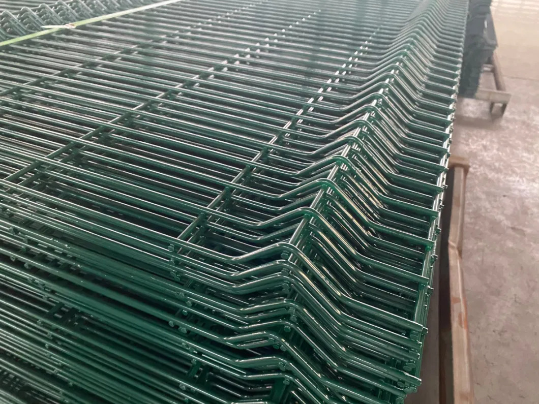 Galvanized Construction Security 3D Welded Wire Mesh Bending Metal 3D Fence Panels