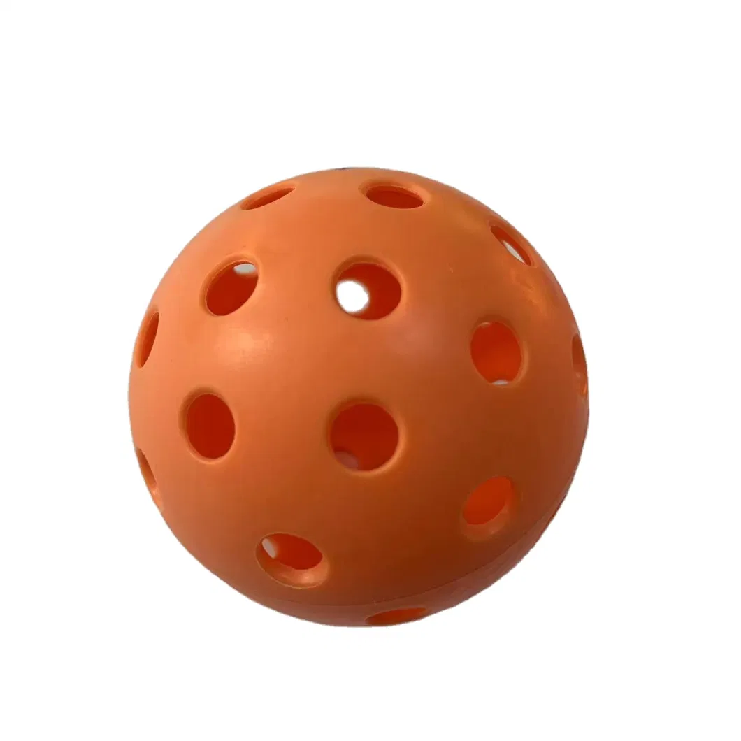 Premium 40 Holes Outdoor Pickleball Balls with High Visibility for Indoor Courts