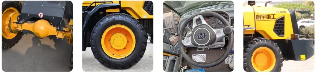 Popular 3 Ton 2 Ton Mini Wheel Front Loader Myzg Zl938f Zl938d for Sale