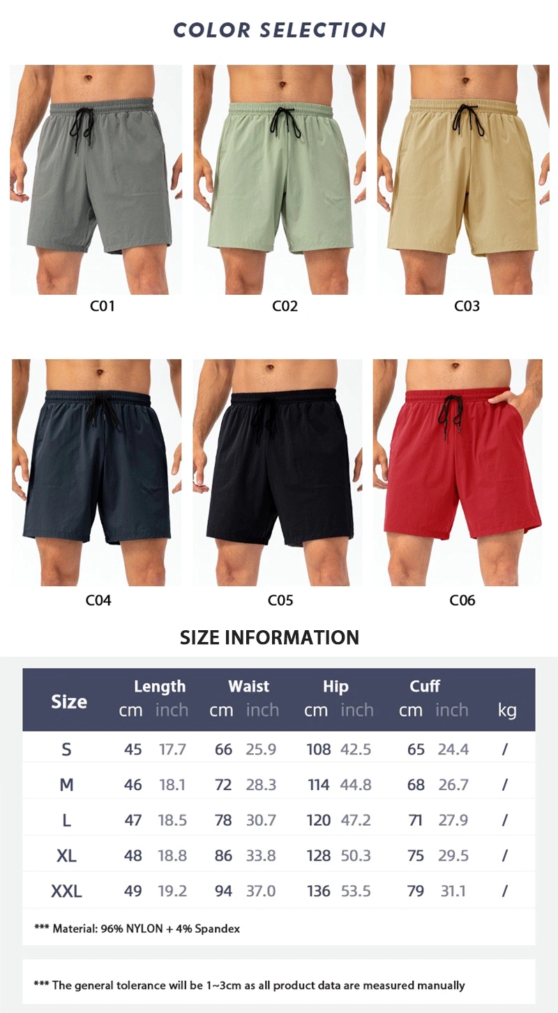 Premium Soft Drawstring Sports Gym Shorts Men&prime;s Hiking Cargo Shorts Quick Dry Golf Outdoor Work Tactical Shorts with Pockets for Fishing Travel