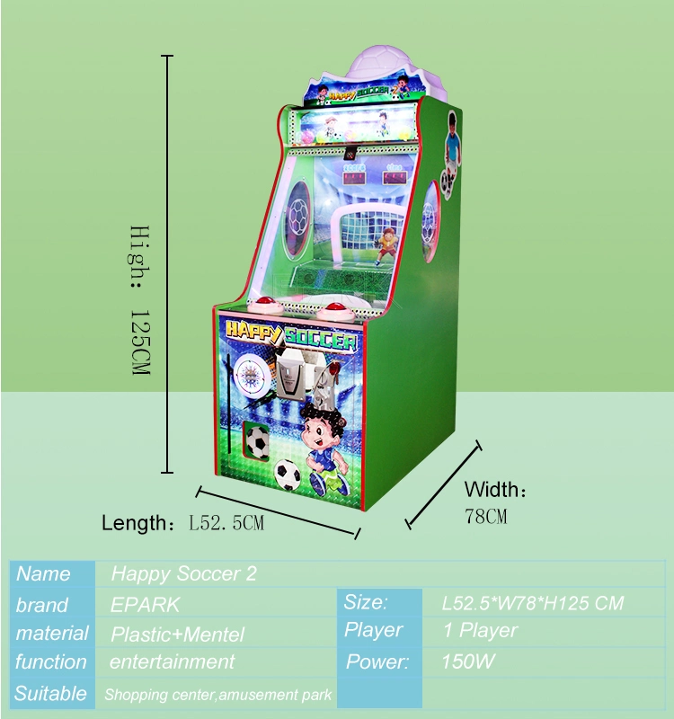 Coin Operated Happy Soccer 2 Football Shooting Machine