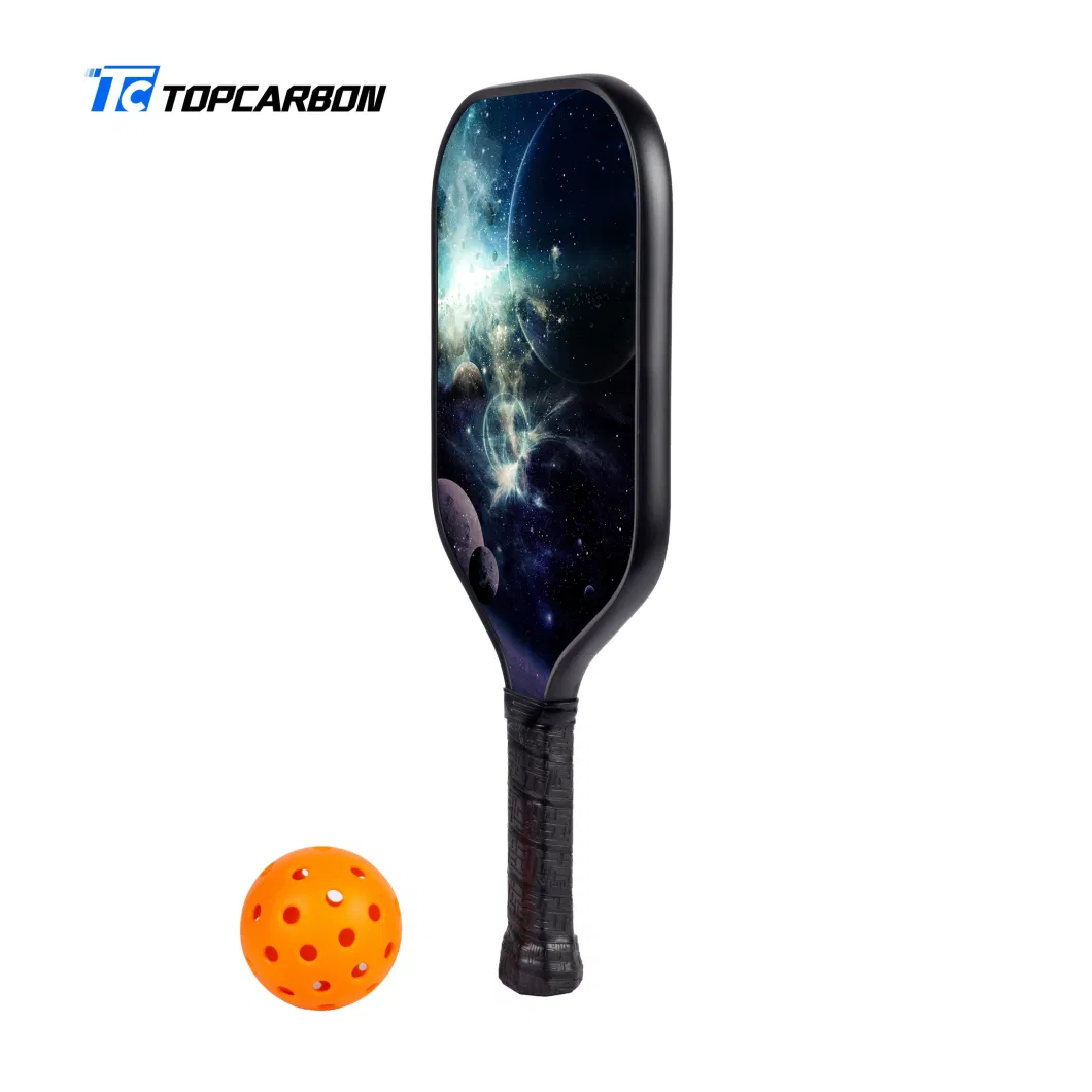 High-End Full Toray Carbon Hot-Molding Integrated Edgeless Pickleball Paddle