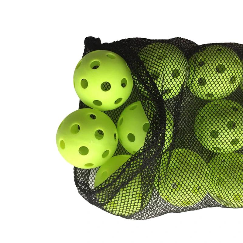 Green 26 Holes Pickleball Balls for Softball Pickleball Teeball Indoor Sports Equipment