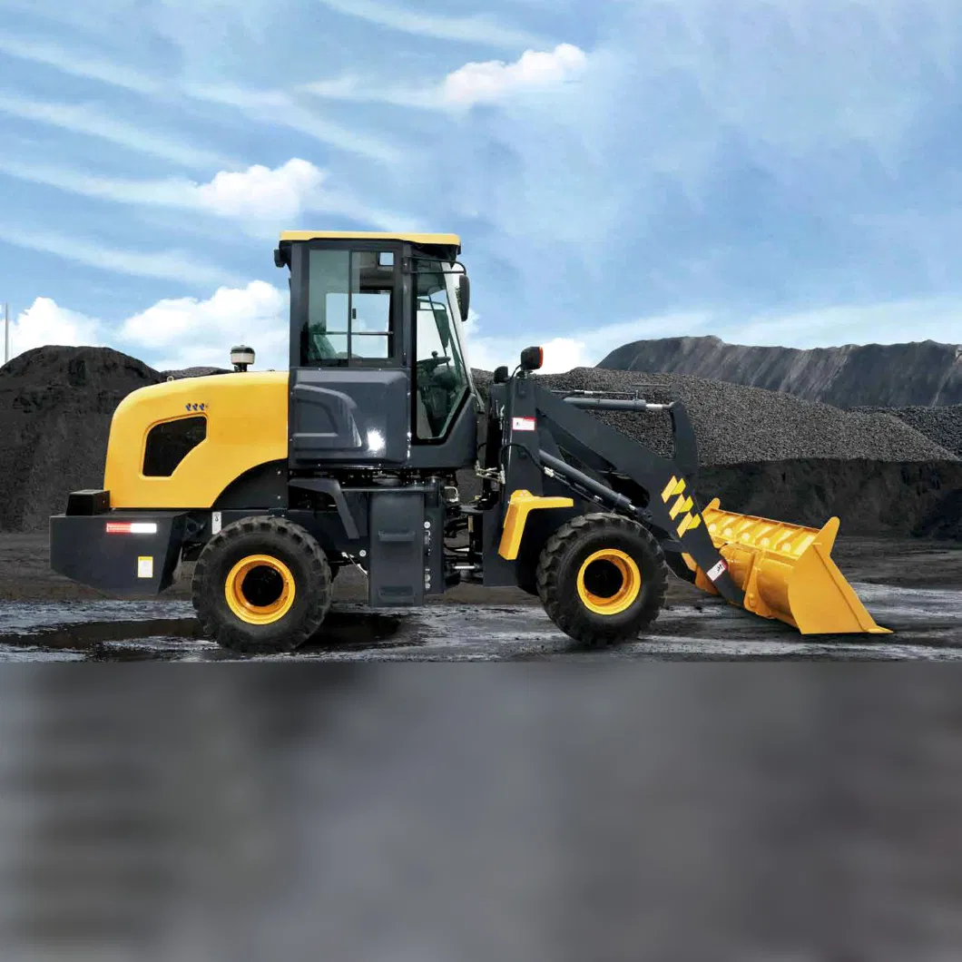 New Hydraulic Articulated Wheel Loader 1.1ton Wheel Loader Lw156fv