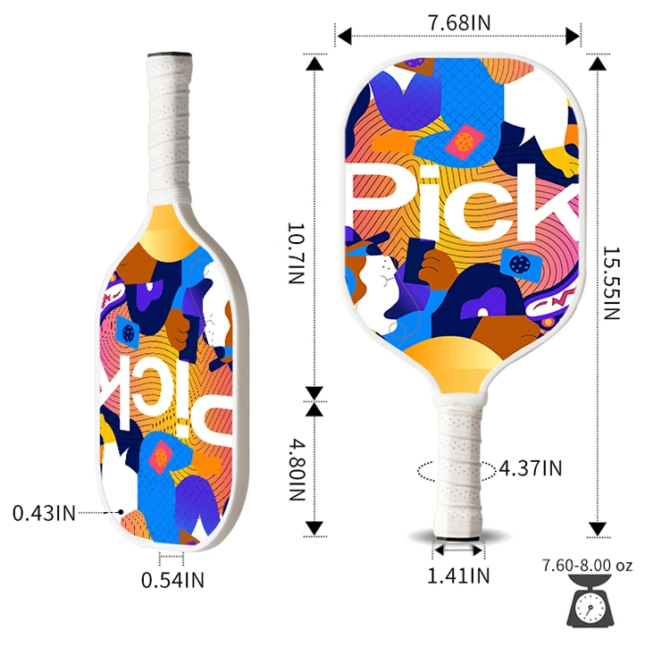 Tiktok Net Red Racket Latest Graffiti Style Pickleball Racket Set